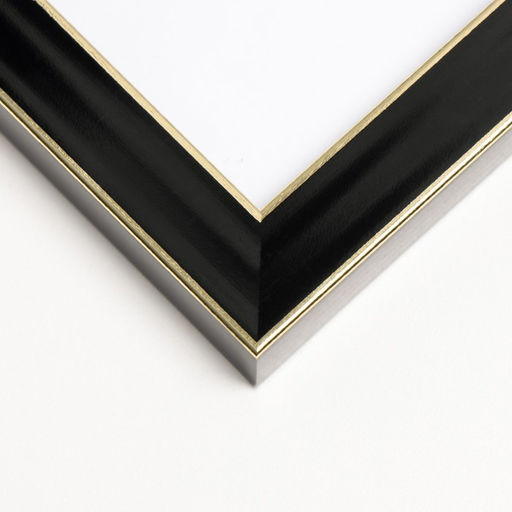 Фоторамка для фото 30×40 см Keep memories «Акварель», пластик, чёрный, (стекло)