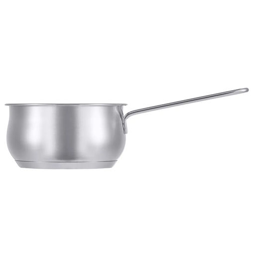 51795 WERNER Набор посуды CASINA из 4 пр. (ковш 14х7,5 см/1,2 л, кастрюля с крышкой 14х7,5 см/1,2 л, сковорода 16х4 см), с индукционным дном. Материал: нержавеющая сталь 18/10. Толщина стенок: 0,6 мм, толщина дна: 3,1 мм.