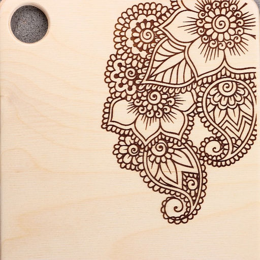 Разделочная доска 25х20 см с узором - Simaland фото 4