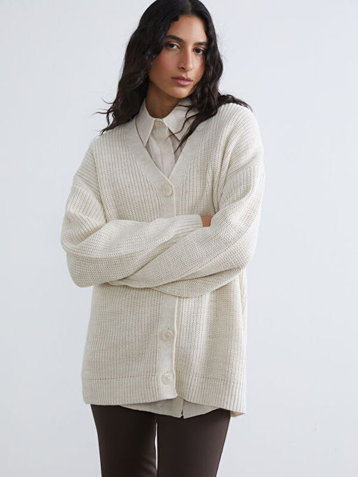 V Yaka Kad?n Triko H?rka