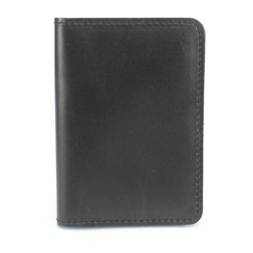 Обложка для паспорта Croco-П-1109 натуральная кожа черный пулл-ап (254) 265421