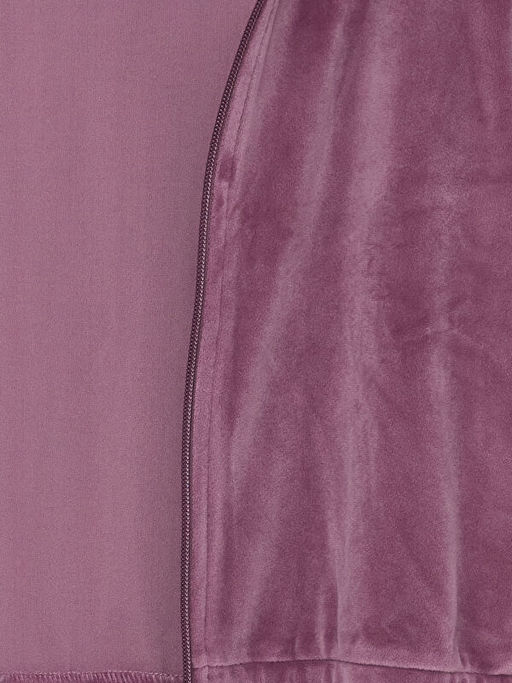 Kap??onlu Kadife K?z ?ocuk Fermuarl? Sweatshirt - Waikiki фото 3