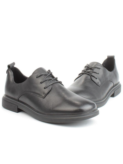 03-DYL59-1 BLACK Полуботинки женские (натуральная кожа) - Фабричный китай фото 9