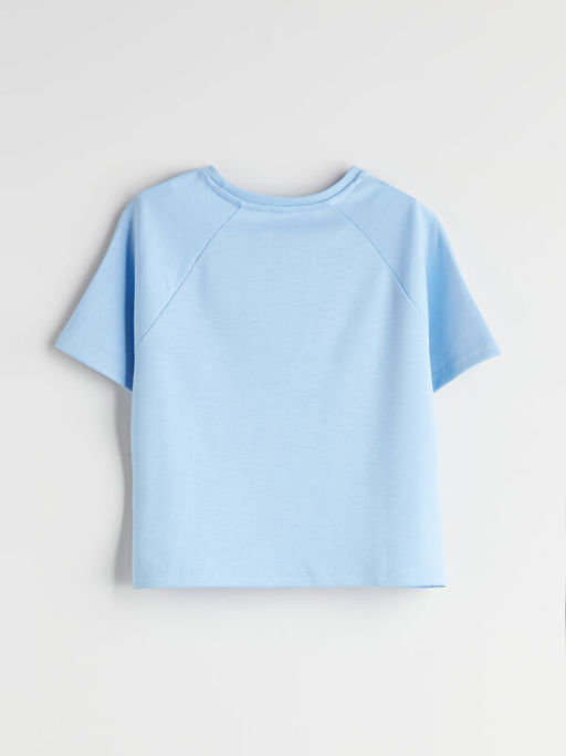 Bisiklet Yaka Soft Touch K?z ?ocuk Ti??rt