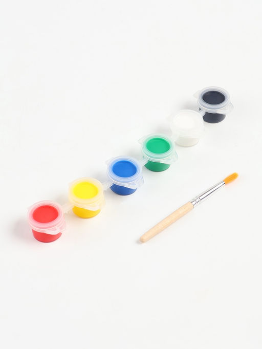 Елочные шары под раскраску «Лошадки» + краски, 2 шт., набор для творчества