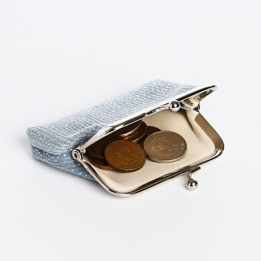 Кошелёк детский на фермуаре, цвет серый - Simaland фото 3