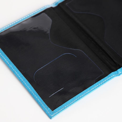 Обложка для паспорта, цвет голубой - Simaland фото 5