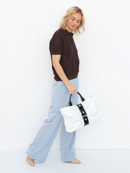 Сумка 51284 white Velina Fabbiano-Safenta