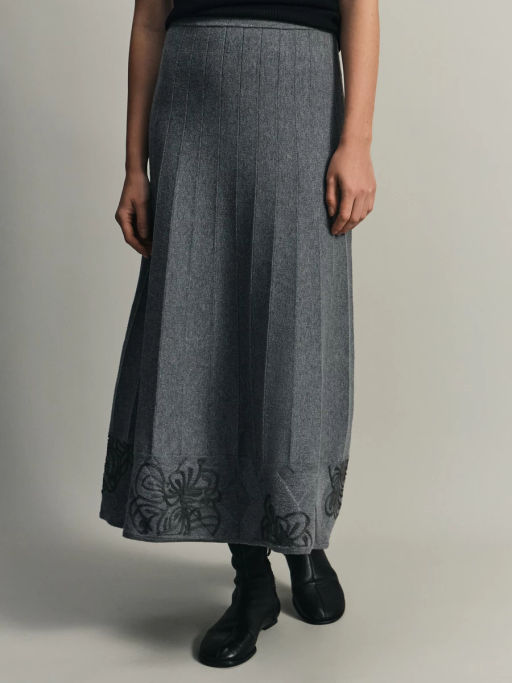 Вязаная юбка А-силуэта / Zarina  фото 4