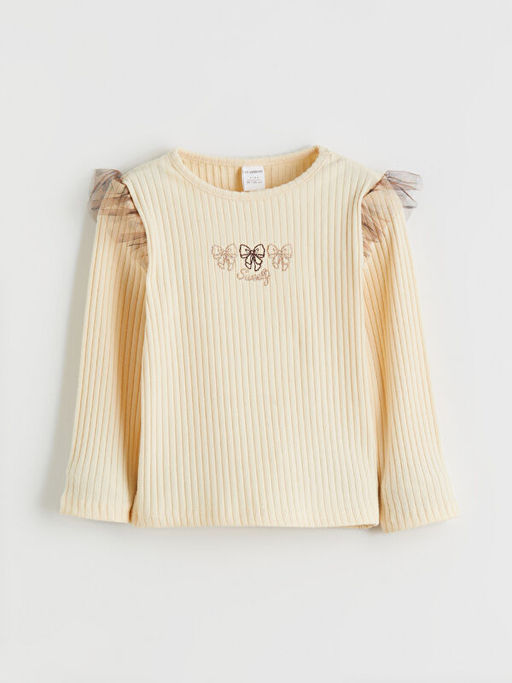 Bisiklet Yaka K?z ?ocuk 3l? Tak?m