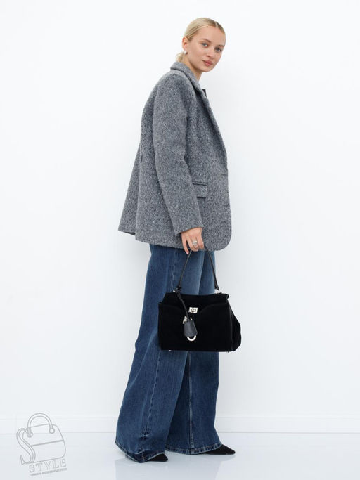 Сумка женская кожаная 990171NN black Natale Navetta в Новосибирске