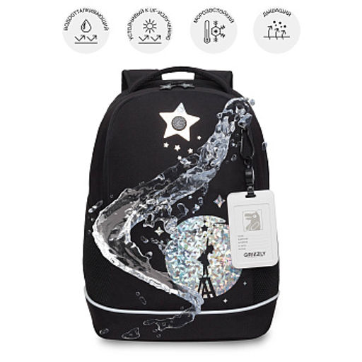 RG-663-1 Рюкзак школьный с картхолдером на держателе - Grizzly фото 20