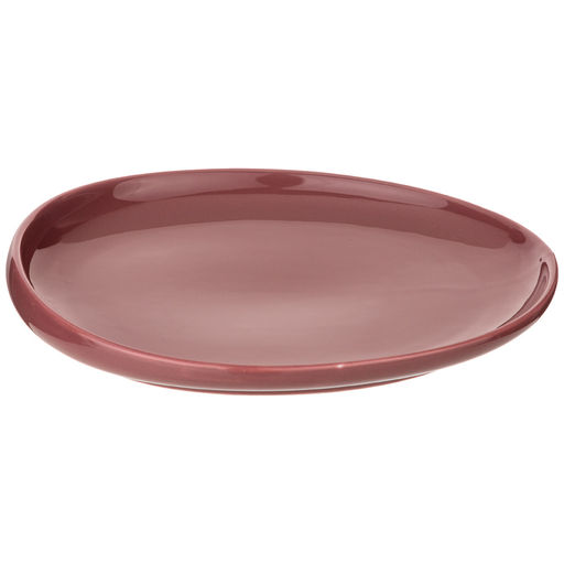 Цена за 2 шт. ТАРЕЛКА ЗАКУСОЧНАЯ FUSION 23*20,5СМ, БРУСНИЧНАЯ - Bronco фото 2