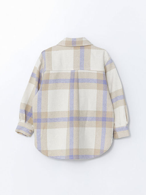 Ekose K?z ?ocuk G?mlek Ceket - Waikiki фото 6