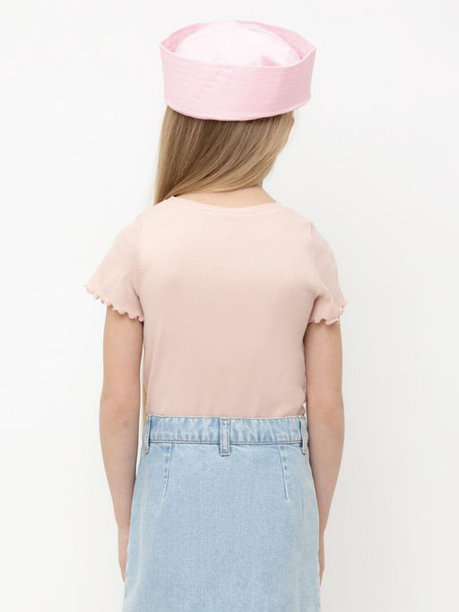 КР 301989/дымчатая роза фуфайка (футболка) для дев