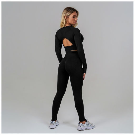 Легинсы женские спортивные ONLYTOP, размер 46 (L), чёрные