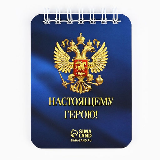 Подарочный набор 23 февраля, блокнот А7, 32 листа и ручка пластик - Artfox фото 4