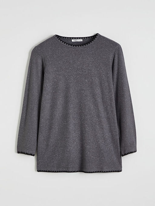 Bisiklet Yaka Nak??l? Bluz