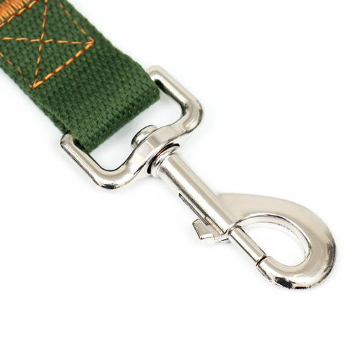 Поводок брезентовый, 2 м х 2,5 см, хаки - Пижон фото 2