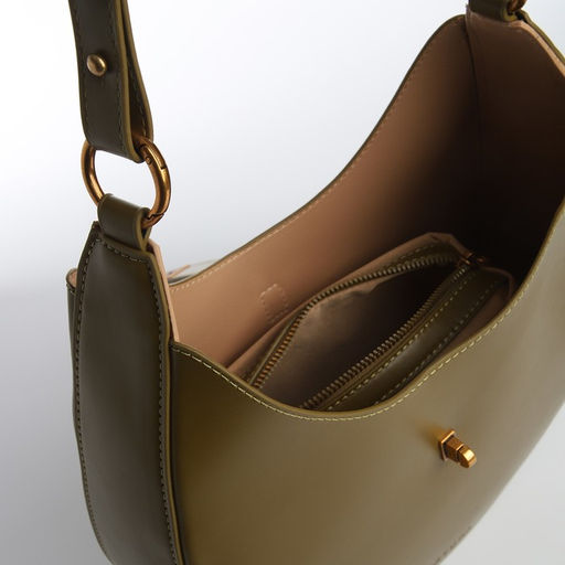 Сумка женская TEXTURA, косметичка, средний размер, цвет хаки  фото 9