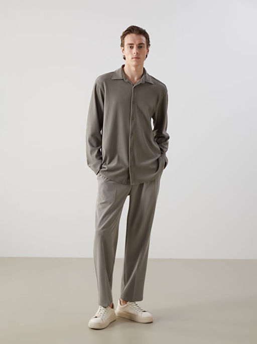 Rahat Kal?p Uzun Kollu Erkek G?mlek