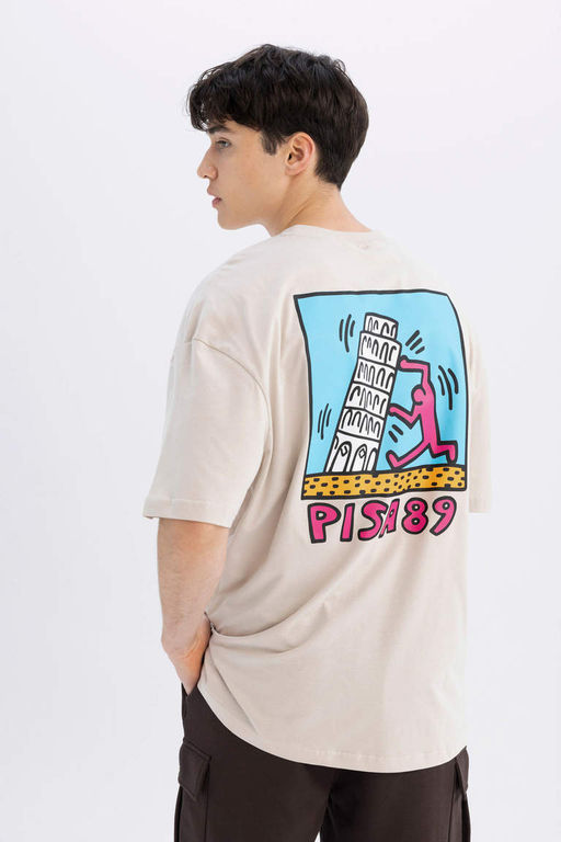 Футболка с короткими рукавами и круглым вырезом Keith Haring Comfort Fit