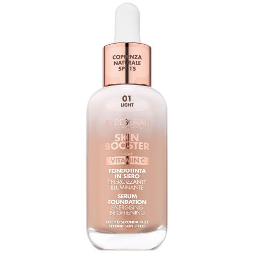 Тональная основа Deborah Skin Booster Serum тон 1 светлый, 30 мл  фото 3