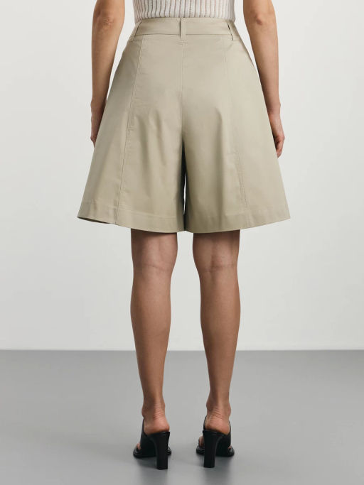 Шорты А-силуэта из хлопка / Zarina  фото 5