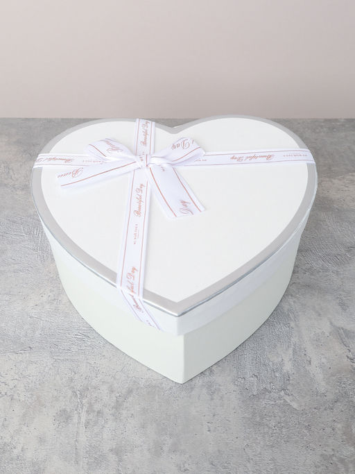 Коробка подарочная 3 штуки Сердце набор 23/19/16 см / 8022-51 /уп 36/ - ГалеонТрейд фото 3