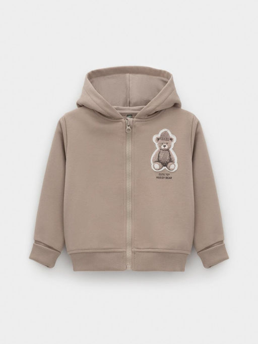 КР 302910/темно-бежевый 1104 к636 джемпер (толстовка) д/мал яс