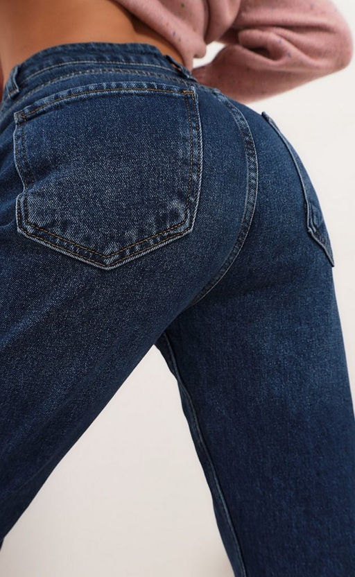 Джинсы женские прямые TP322-0118 синие