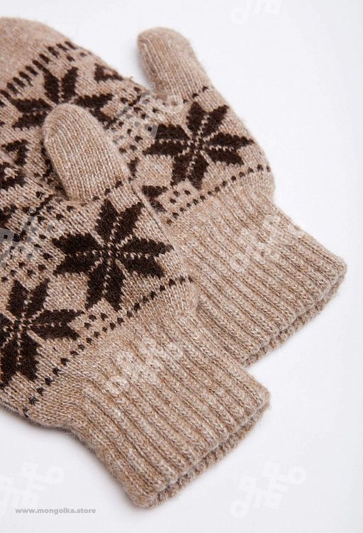 Шерстяные варежки (арт. 04119) - Тод оймс ххк фото 2