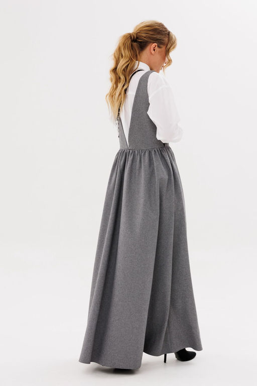 Сарафан AmberA 1106 серый  фото 3