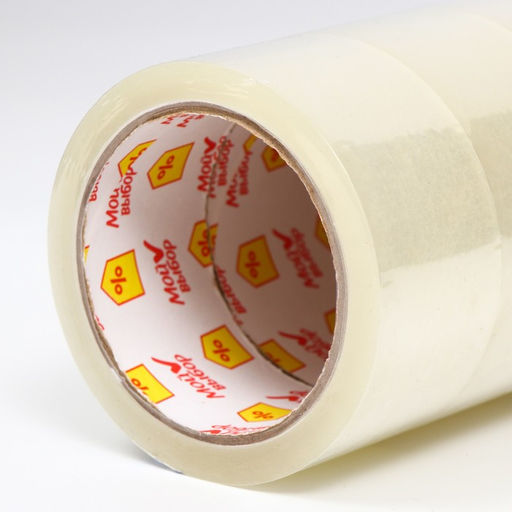 Цена за 6 шт. Клейкая лента «Мой выбор», прозрачная, 47 мм × 66 м, 40 мкм