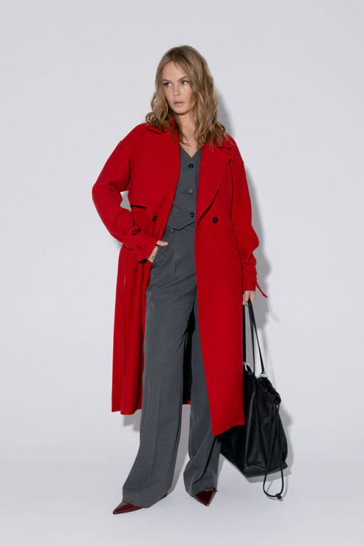 Пальто Pirs 5419 красный