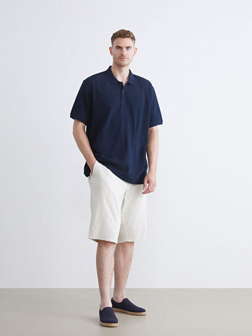 B?y?k Beden Polo Yaka %100 Pamuk Erkek Ti??rt