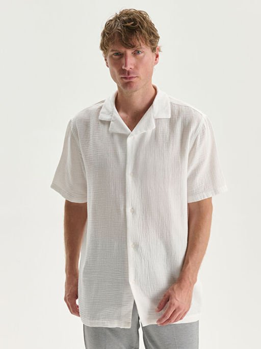 Standart Fit K?sa Kollu Erkek G?mlek