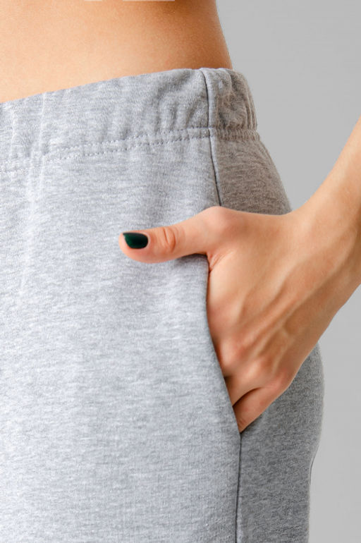 Арт. 7590 Брюки женские 44-52 (5шт) Цвет:серый меланж