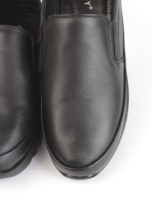 03-5305 BLACK Полуботинки женские (натуральная кожа)