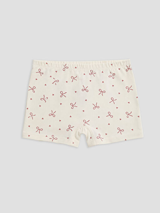 Fiyonk Bask?l? K?z ?ocuk Boxer 3l? - Waikiki фото 3
