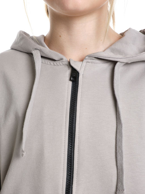 Толстовка на молнии с капюшоном 22-7640 серый - Mini maxi фото 11