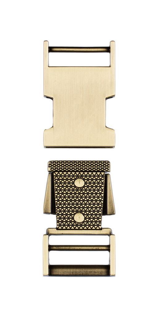 Фурнитура сумочная металл Gamma GFM-25B Пряжка-замок фастекс 25 мм 5 шт. под бронзу