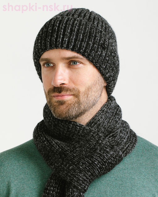 235 T Шапка мужская флис (56-58)