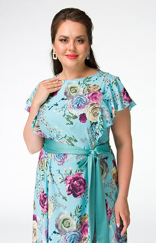 Эффектное платье свободного силуэта с рукавами-крылышками - Ckc collections фото 5