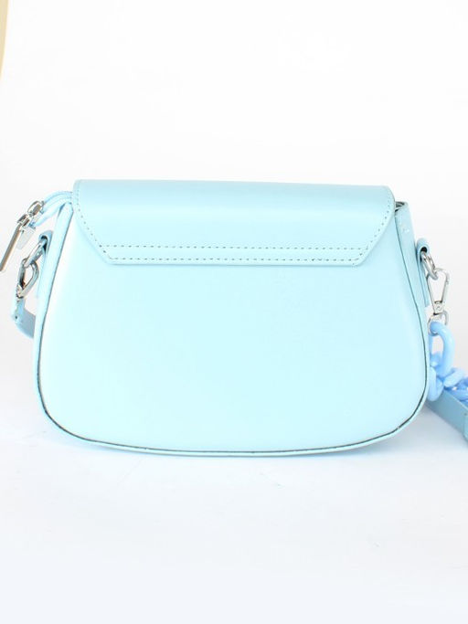 Сумка женская искусственная кожа Ch&K-8630, 1отд, плечевой ремень, голубой SALE 255072 - Adelia фото 7