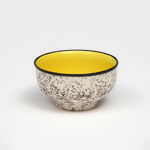 Пиала керамическая «Персия», 200 мл, жёлтая, 1 сорт, Иран