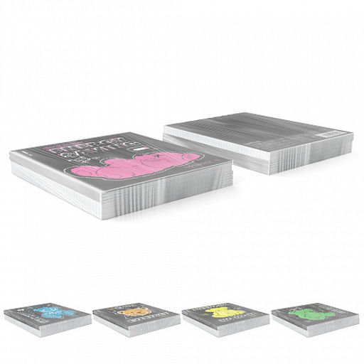 Цена за 5 шт. Тетрадь общая ученическая ErichKrause Low Battery, 48 листов, клетка, матовая ламинация+выборочный УФ-лак_MIX-PACK  фото 9