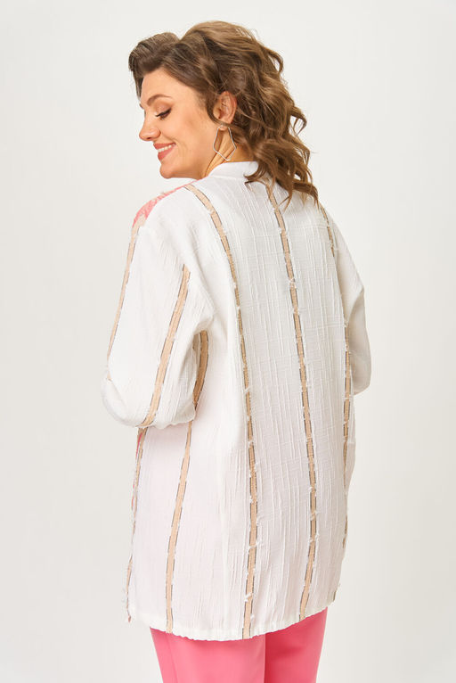 Костюм Anastasia Mak 1269 коралл+молочный  фото 9
