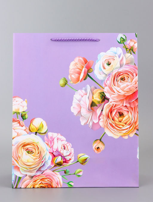 Цена за 2 шт. Пакет подарочный ламинированный вертикальный От всего сердца, 26?12?32 см