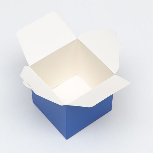 Цена за 10 шт. Коробка складная, квадратная, синяя, 10 х 10 х 10 см, - UPAK LAND фото 3